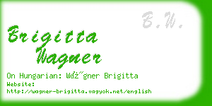 brigitta wagner business card